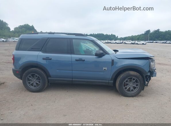 3FMCR9B60RRE45792 2024 FORD BRONCO SPORT Blue Панорамний вид салону 360°