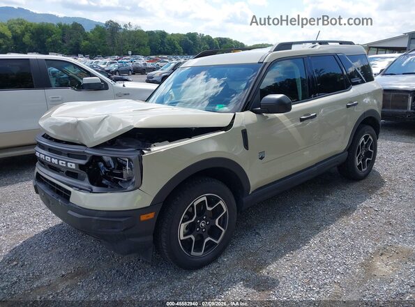 3FMCR9B60RRF34603 2024 FORD BRONCO SPORT Cream Передня ліва чверть