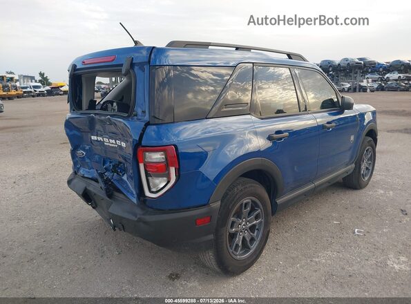3FMCR9B61RRF42824 2024 FORD BRONCO SPORT Blue Задня права чверть