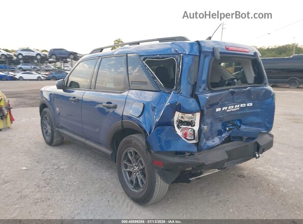 3FMCR9B61RRF42824 2024 FORD BRONCO SPORT Blue Задня ліва чверть