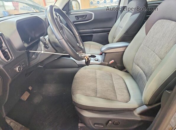 3FMCR9B63MRB26864 2021 FORD BRONCO Gray წინა სალონის ხედი