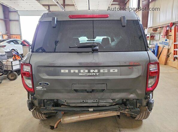 3FMCR9B63MRB26864 2021 FORD BRONCO Gray უკანა ხედი