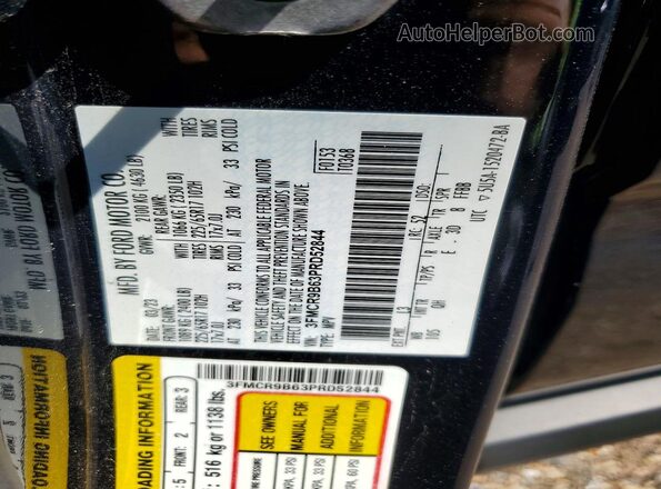 3FMCR9B63PRD52844 2023 FORD BRONCO Blue Engine compartment view