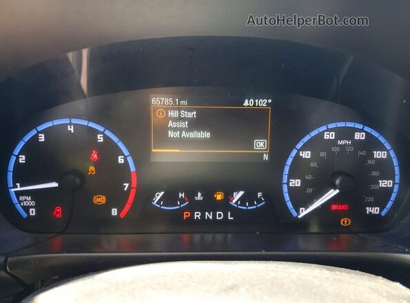 3FMCR9B63PRD52844 2023 FORD BRONCO Blue Instrument cluster view