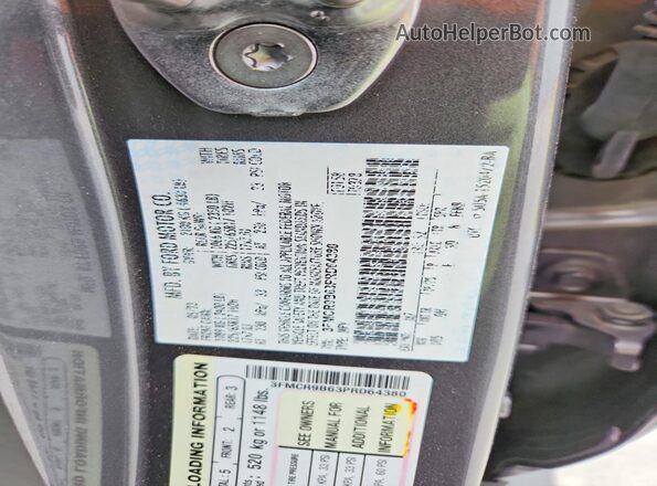 3FMCR9B63PRD64380 2023 FORD BRONCO Gray Widok komory silnika
