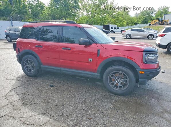 3FMCR9B64MRA73155 2021 FORD BRONCO Red Front right
