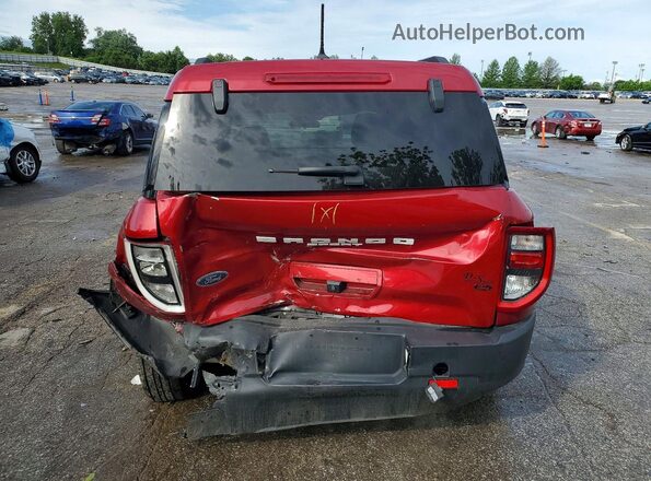 3FMCR9B64MRA73155 2021 FORD BRONCO Red Rear view