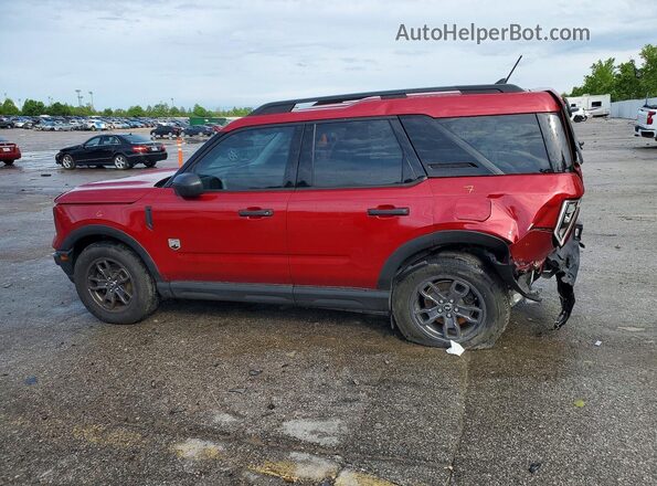 3FMCR9B64MRA73155 2021 FORD BRONCO Red Rear left