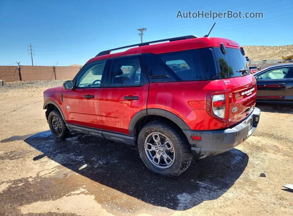 3FMCR9B64MRB04419 2021 FORD BRONCO Red Հետևի ձախ
