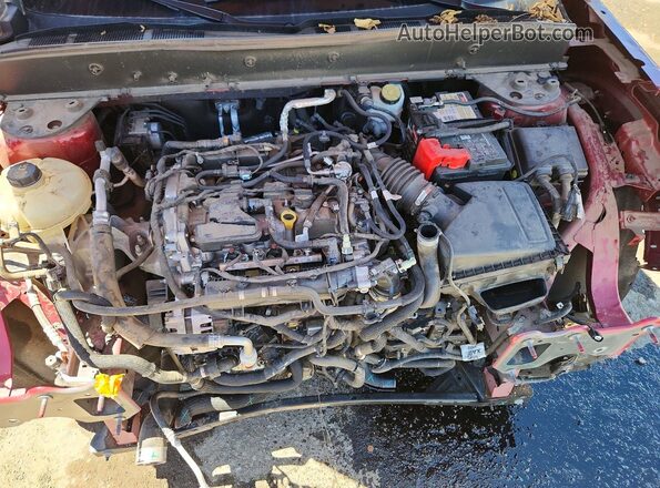3FMCR9B64MRB04419 2021 FORD BRONCO Red Սալոնի հետևի տեսք