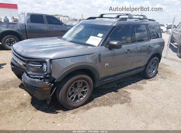 3FMCR9B64PRD41142 2023 FORD BRONCO SPORT Gray Передня ліва чверть