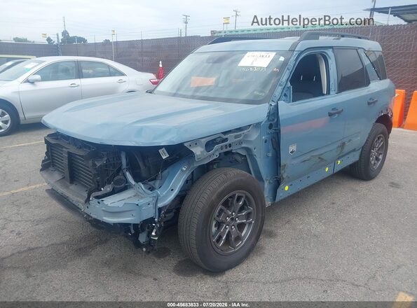 3FMCR9B64PRD99977 2023 FORD BRONCO SPORT Light Blue Передняя левая четверть