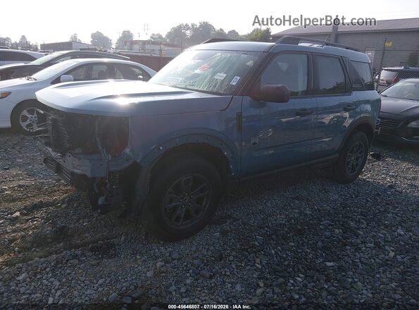 3FMCR9B64PRE32797 2023 FORD BRONCO SPORT Blue Առջևի ձախ երեք քառորդ տեսարան