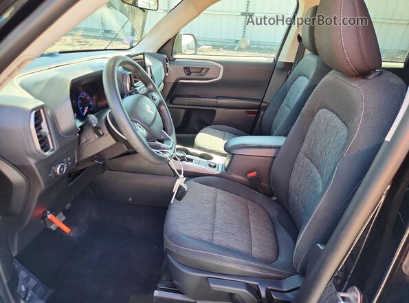 3FMCR9B65MRB00931 2021 FORD BRONCO Black Widok wnętrza z przodu