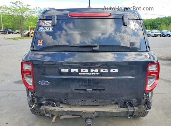 3FMCR9B66NRE07378 2022 FORD BRONCO Black უკანა ხედი