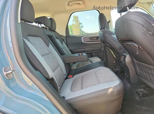 3FMCR9B67MRA18666 2021 FORD BRONCO Синий Вид задних сидений