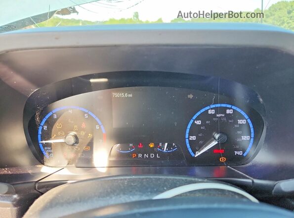 3FMCR9B67MRA18666 2021 FORD BRONCO Синий Вид щитка приборов