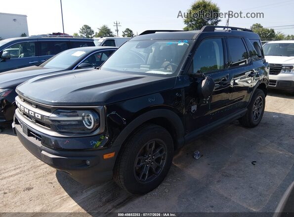 3FMCR9B67MRA33698 2021 FORD BRONCO SPORT Черный Передняя левая четверть
