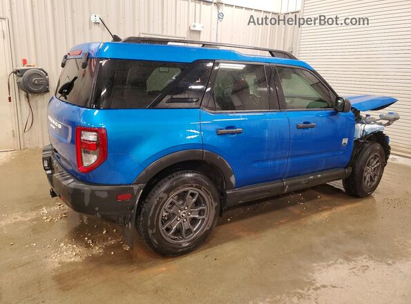 3FMCR9B67NRE16154 2022 FORD BRONCO Blue Trasero derecho