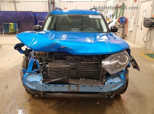 3FMCR9B67NRE16154 2022 FORD BRONCO Blue Vista frontal