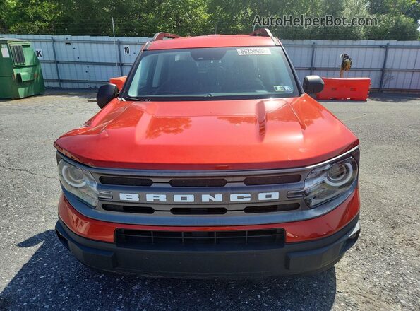 3FMCR9B67NRE20348 2022 FORD BRONCO Orange Вид спереду
