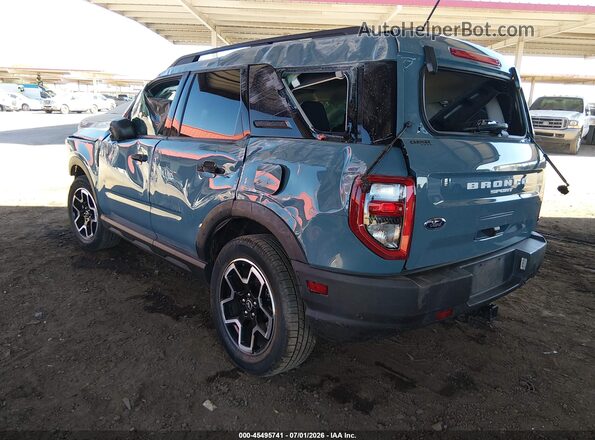 3FMCR9B68MRA24363 2021 FORD BRONCO SPORT Серый Задняя левая четверть