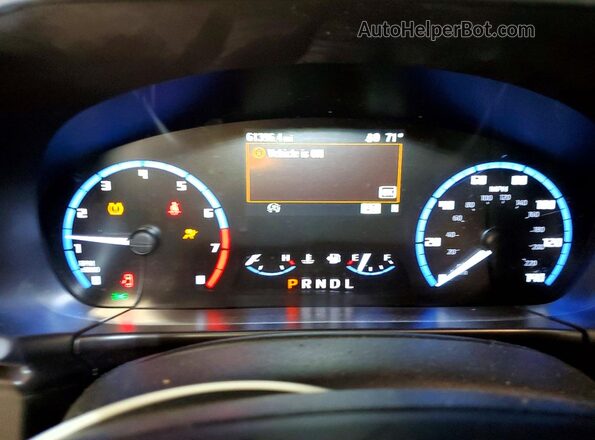 3FMCR9B68MRA34312 2021 FORD BRONCO Gray Вид щитка приладів