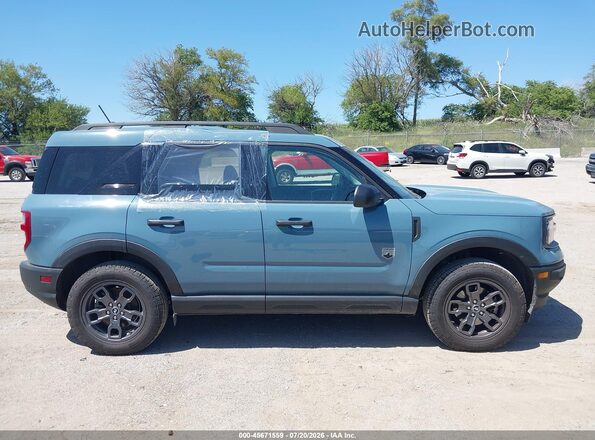 3FMCR9B69NRE35255 2022 FORD BRONCO SPORT Blue უკანა სალონის ხედი