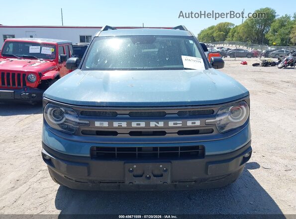3FMCR9B69NRE35255 2022 FORD BRONCO SPORT Blue ხელსაწყოთა პანელის ხედი