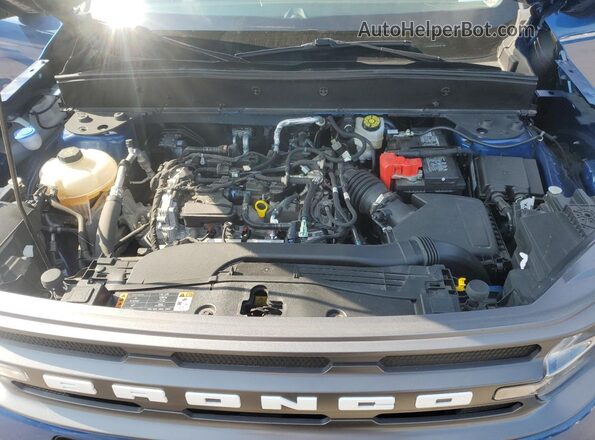 3FMCR9B69PRD37409 2023 FORD BRONCO Blue Engine compartment view