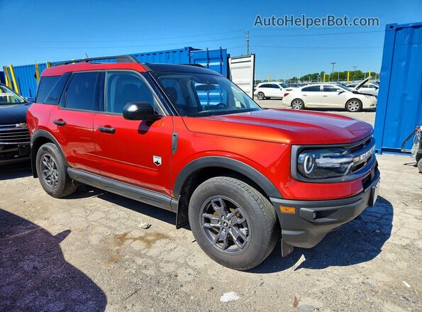 3FMCR9B69RRF24880 2024 FORD BRONCO Красный Передняя правая четверть