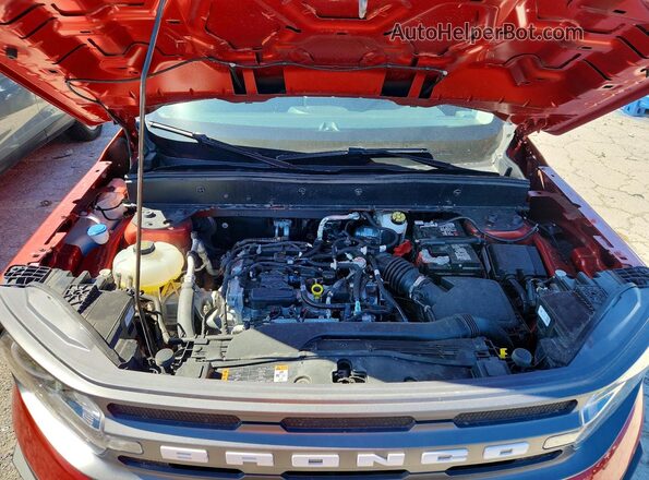 3FMCR9B69RRF24880 2024 FORD BRONCO Красный Вид подкапотного пространства
