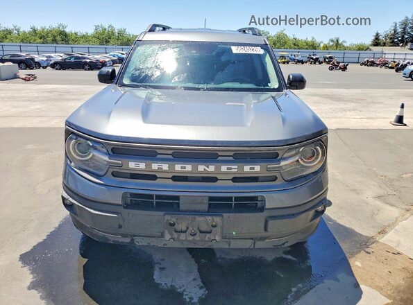 3FMCR9B6XMRA43237 2021 FORD BRONCO Gray წინა ხედი