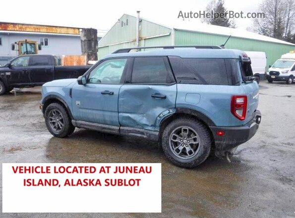 3FMCR9B6XPRD43347 2023 FORD BRONCO Blue Trasero izquierdo