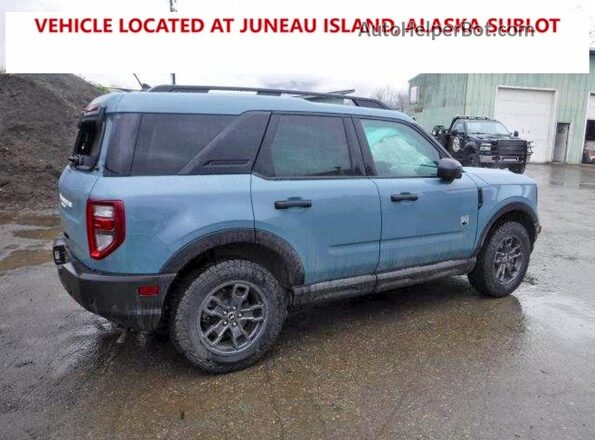3FMCR9B6XPRD43347 2023 FORD BRONCO Blue Trasero derecho