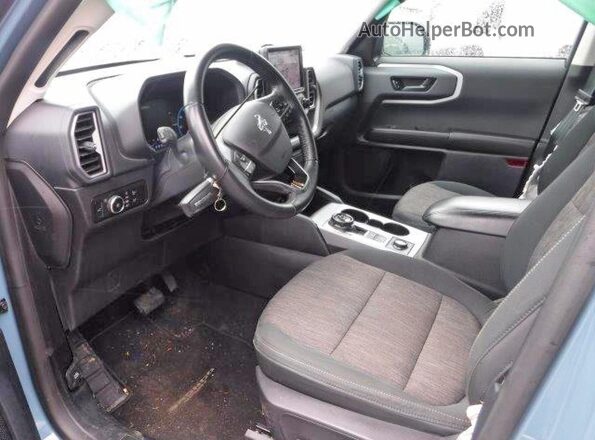 3FMCR9B6XPRD43347 2023 FORD BRONCO Blue Vista interior delantera