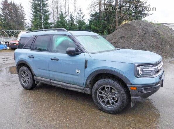 3FMCR9B6XPRD43347 2023 FORD BRONCO Blue Delantero derecho