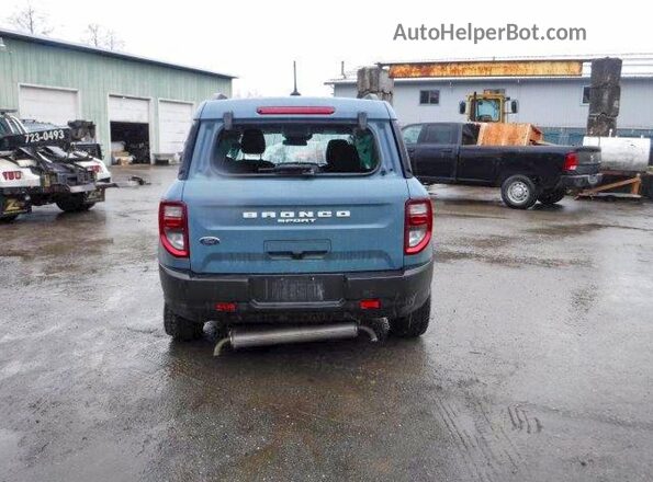 3FMCR9B6XPRD43347 2023 FORD BRONCO Blue Vista trasera
