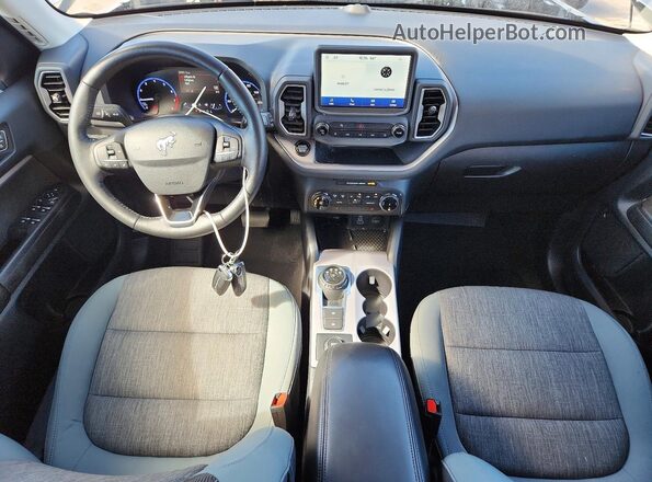 3FMCR9B6XPRD99501 2023 FORD BRONCO Silver Widok deski rozdzielczej
