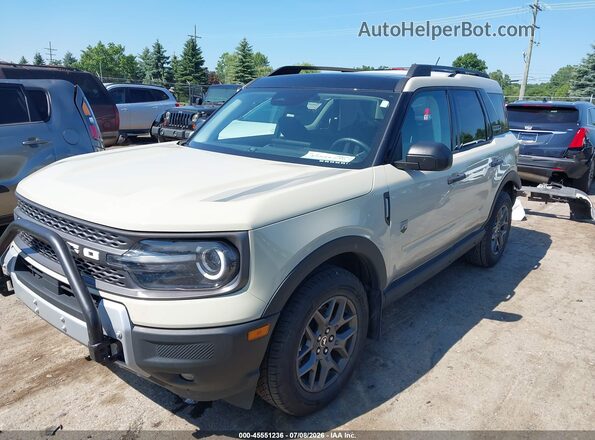 3FMCR9BN2SRE17439 2025 FORD BRONCO SPORT Желто-коричневый Передняя левая четверть