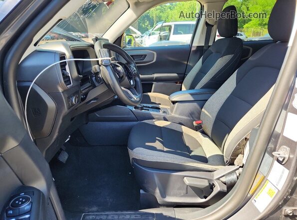 3FMCR9BN2SRE44690 2025 FORD BRONCO Gray Вид салону спереду