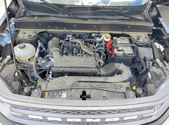 3FMCR9BN4SRF03335 2025 FORD BRONCO Black Widok komory silnika