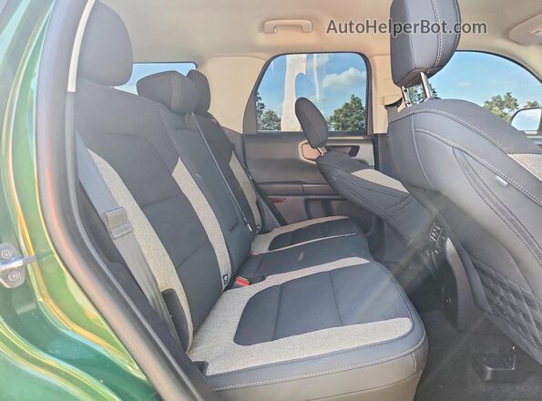 3FMCR9BNXSRF25419 2025 FORD BRONCO Green Widok tylnych siedzeń