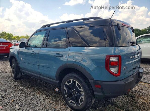 3FMCR9C60PRD92765 2023 FORD BRONCO Blue Trasero izquierdo