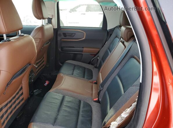 3FMCR9C61PRD50167 2023 FORD BRONCO Orange Rear seats view