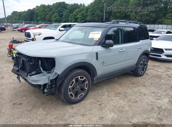 3FMCR9C61RRF24290 2024 FORD BRONCO SPORT Green Առջևի ձախ երեք քառորդ տեսարան