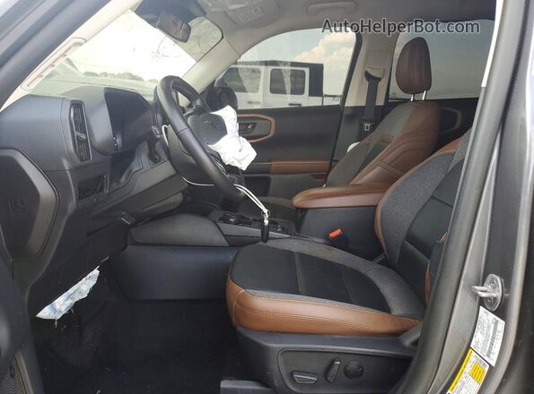 3FMCR9C62PRD25553 2023 FORD BRONCO Gray Front interior view