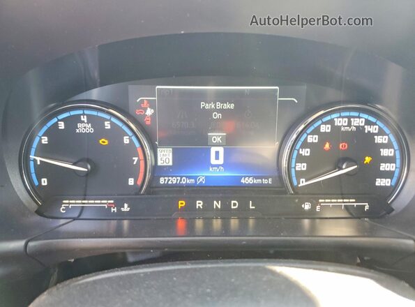 3FMCR9C63MRA65658 2021 FORD BRONCO Silver Instrument cluster view