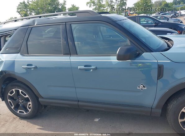 3FMCR9C63MRA72156 2021 FORD BRONCO SPORT Blue უკანა სალონის ხედი