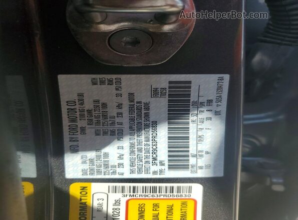 3FMCR9C63PRD56830 2023 FORD BRONCO Gray Engine compartment view
